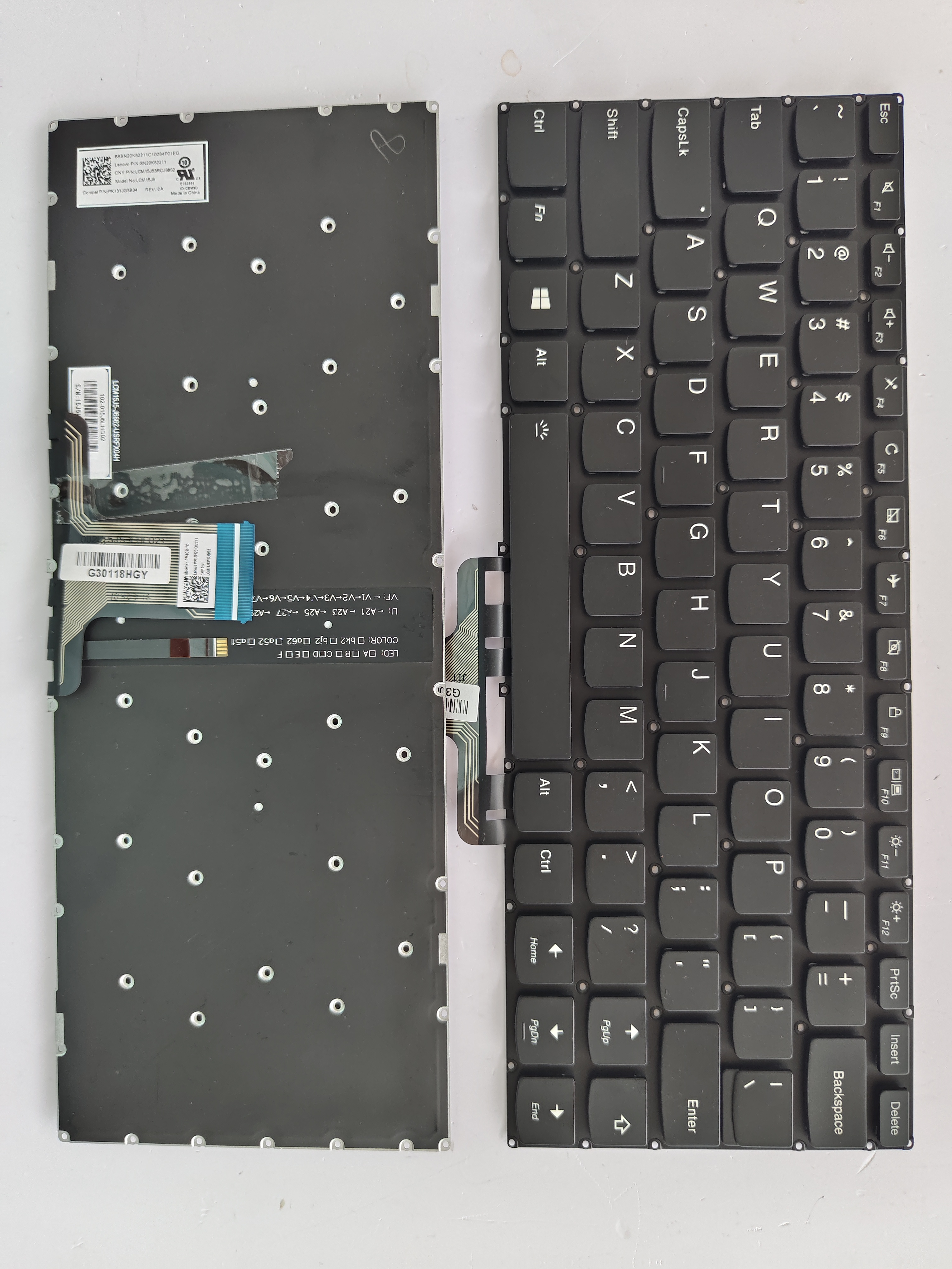 Picture of New Replacement Laptop Keyboard For LENOVO 310S-14 BLACK Backlit US Layout